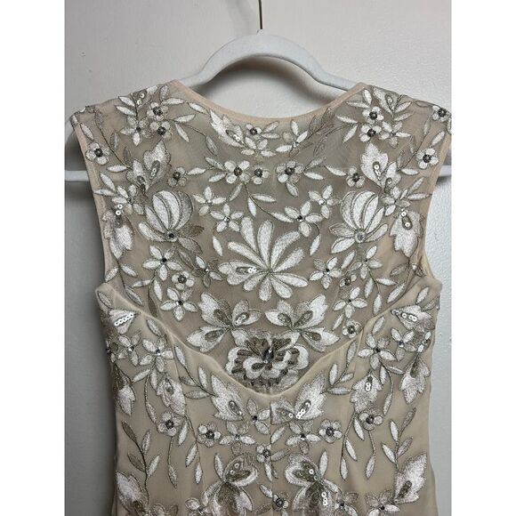 Sue Wong Nocturne Beaded Embroidered Cocktail Dress Sz. 4 - Picture 10 of 13